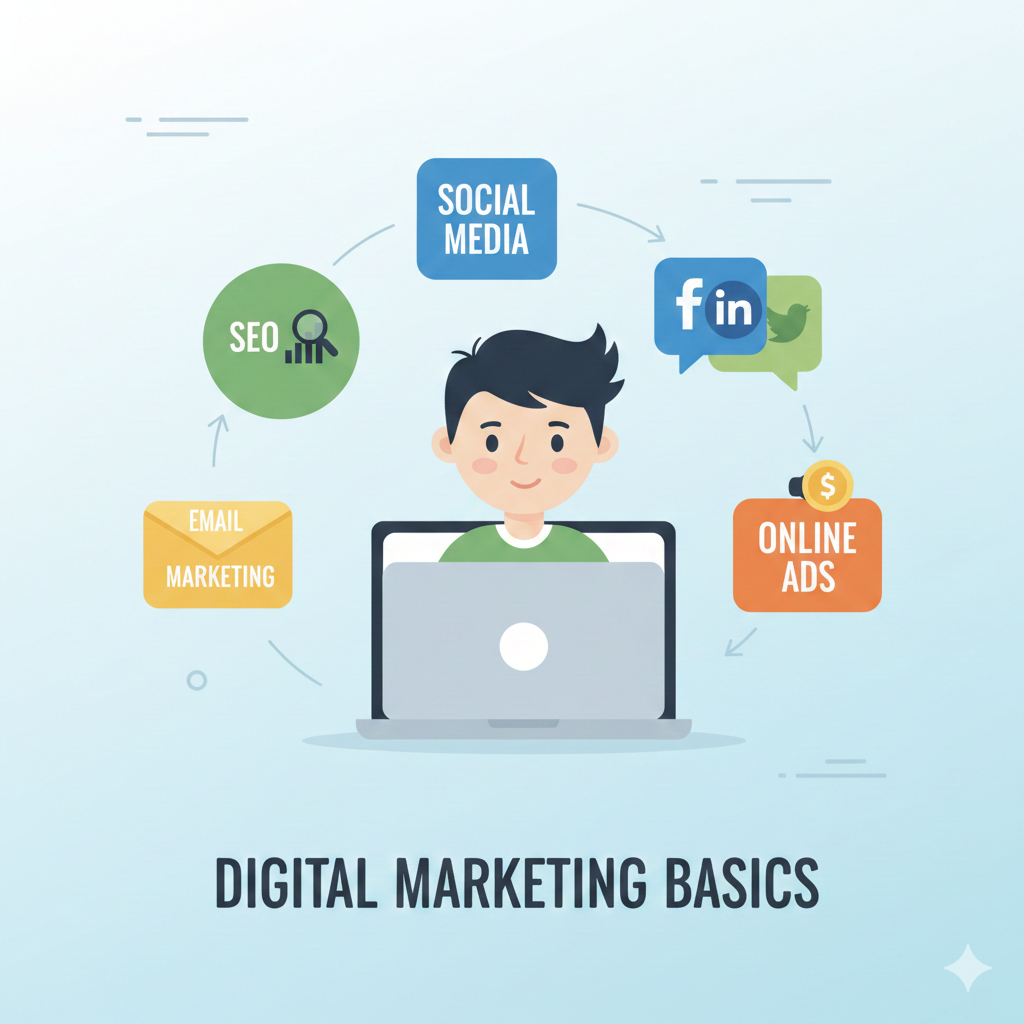Digital marketing basics explained for beginners in 2026